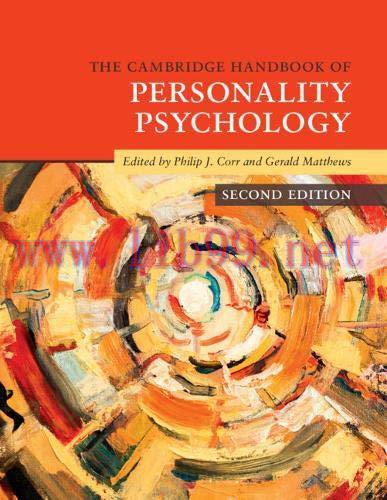 [AME]The Cambridge Handbook of Personality Psychology (Cambridge Handbooks in Psychology) (Orig...