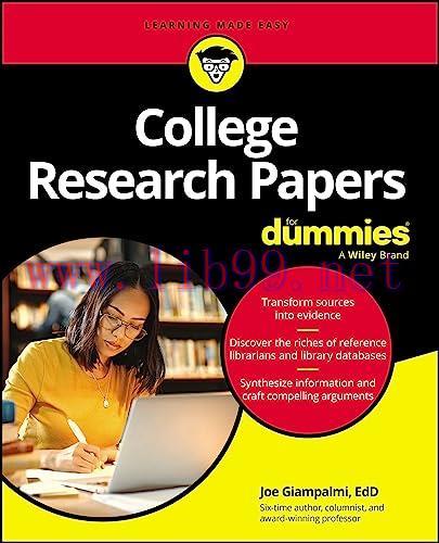 [FOX-Ebook]College Research Papers For Dummies