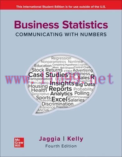 [FOX-Ebook]Business Statistics: Communicating with Numbers, 4th Edition