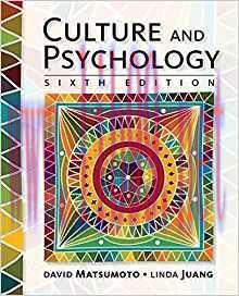 [PDF]Culture and Psychology 6th Edition