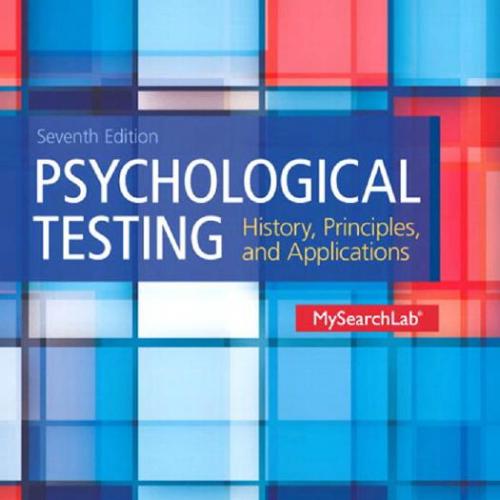 Psychological Testing History, Principles, and Applications,7th Edition