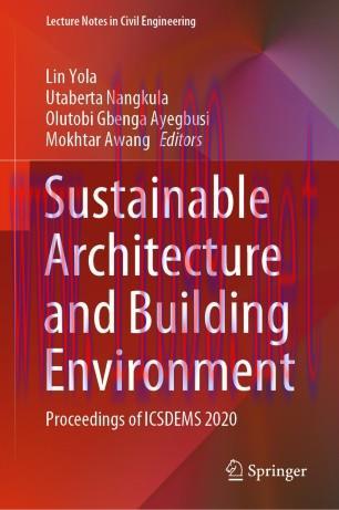 Sustainable Architecture and Building Environment