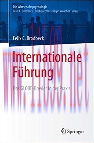 (PDF)Internationale Führung: Das GLOBE-Brevier in der Praxis (Die Wirtschaftspsychologie) (Germ...
