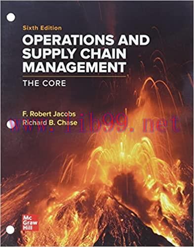 [PDF]ISE EBook Operations and Supply Chain Management the 6th Core Edition [F. ROBERT JACOBS]