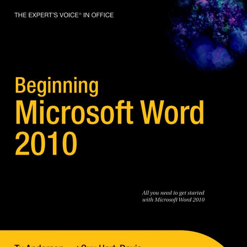 Beginning Microsoft Word 2010