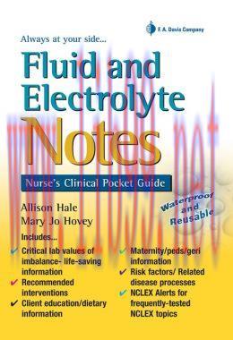 [AME]Fluid and Electrolyte Notes: Nurse's Clinical Pocket Guide