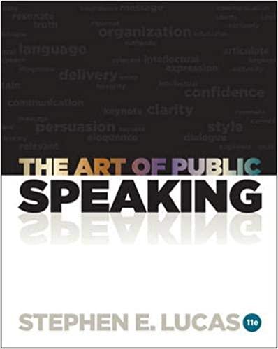 (PDF)The Art of Public Speaking, 11th Edition by Stephen Lucas