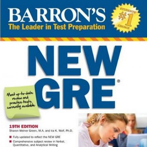 Barron's New GRE, 19th Edition (Barron's Gre) - Wei Zhi