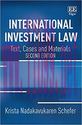 [PDF]International Investment Law: Text, Cases and Materials, 2nd Edition