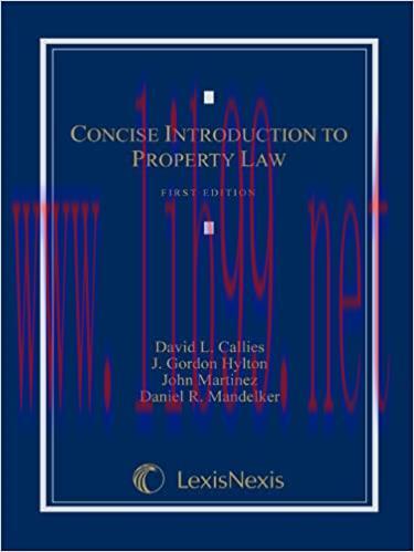(PDF)Concise Introduction to Property Law