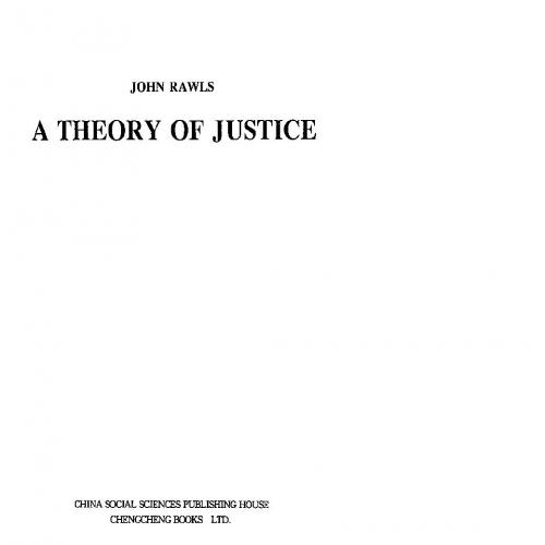 theory of justice, A - Administrator