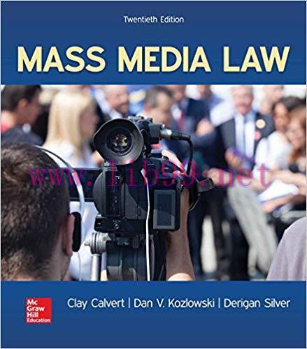 Mass Media Law 20th Edition,