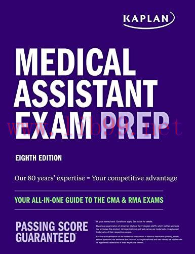 [AME]Medical Assistant Exam Prep: Your All-in-One Guide to the CMA & RMA Exams, Eighth edition ...