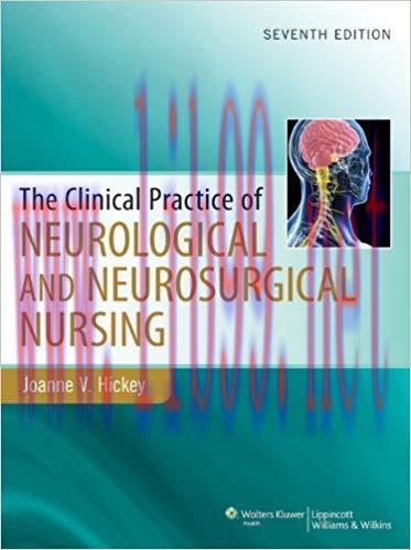 [PDF]The Clinical Practice of Neurological and Neurosurgical Nursing, 7th Edition