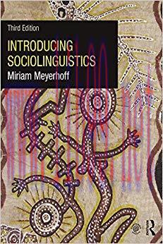Introducing Sociolinguistics 3rd Edition,