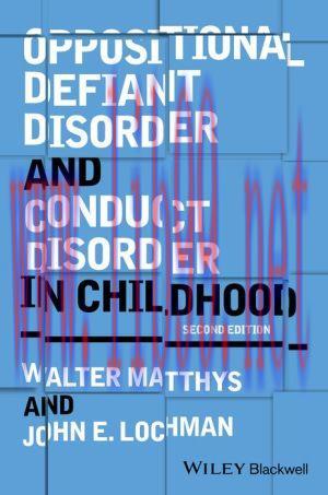 [AME]Oppositional Defiant Disorder and Conduct Disorder in Childhood, 2nd Edition (PDF)