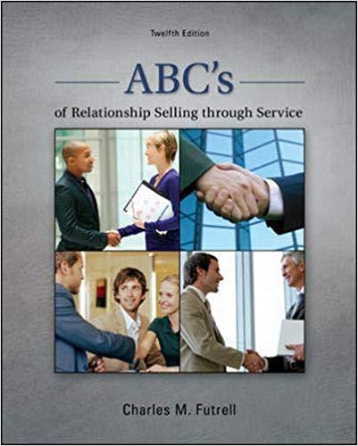 (Test Bank)ABCs of Relationship Selling through Service,12th Edition.zip