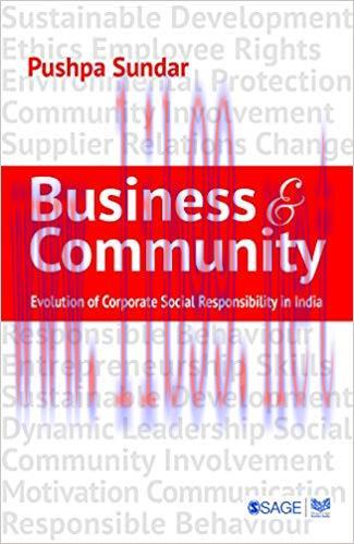 (PDF)Business and Community: The Story of Corporate Social Responsibility in India 1st Edition