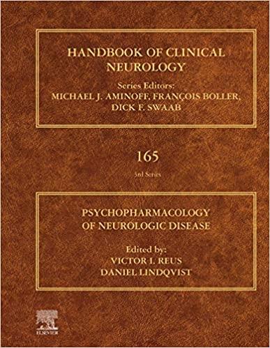 Psychopharmacology of Neurologic Disease (Handbook of Clinical Neurology 165)