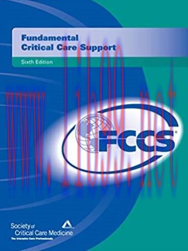[AME]Fundamental Critical Care Support (FCCS), 6th Edition (EPUB + Converted PDF)
