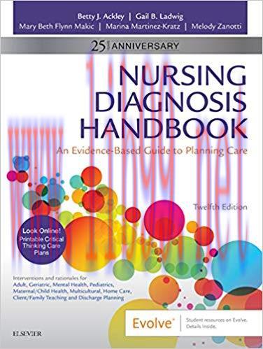 (PDF)Nursing Diagnosis Handbook E-Book: An Evidence-Based Guide to Planning Care 12th Edition