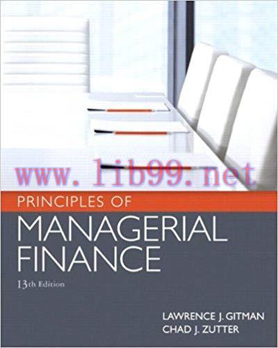 (PDF)Principles of Managerial Finance 13th Edition