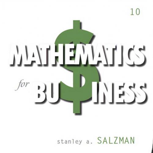Mathematics for Business 10th Edition