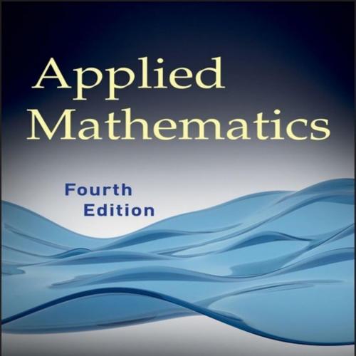 Applied Mathematics 4th Edition by J. David Logan