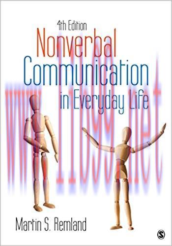 Nonverbal Communication in Everyday Life 4th Edition,