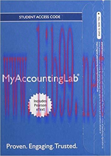 (PDF)NEW MyAccountingLab&reg; with Pearson eText &mdash; Instant Access&ndash; for Financial Accounting 3rd Edi...