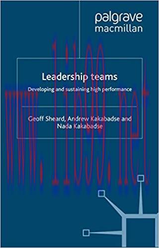 (PDF)Leadership Teams: Developing and Sustaining High Performance 2009 Edition