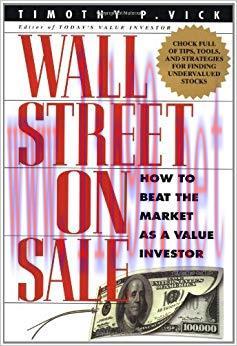 (PDF)Wall Street On Sale: How to Beat the Market as a Value Investor 1st Edition
