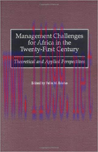 (PDF)Management Challenges for Africa in the Twenty-First Century: Theoretical and Applied Pers...