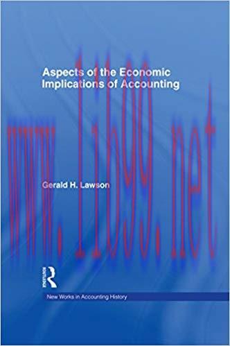 (PDF)Aspects of the Economic Implications of Accounting (Routledge New Works in Accounting Hist...