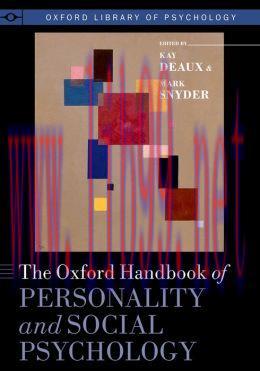 [AME]The Oxford Handbook of Personality and Social Psychology