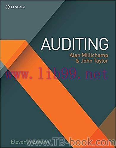 Auditing 11th Edition by Alan Millichamp 课本