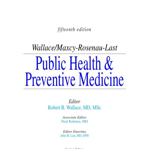 Public Health and Preventive Medicine