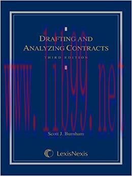 (PDF)Drafting and Analyzing Contracts: A Guide to the Practical Application of the Principles o...