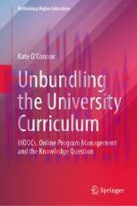 [PDF]Unbundling the University Curriculum: MOOCs, Online Program Management and the Knowledge Q...
