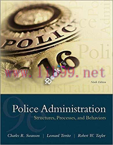 [PDF]Police Administration Structures Processes and Behaviors 9th Edition