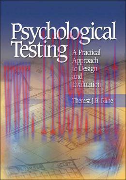 [AME]Psychological Testing: A Practical Approach to Design and Evaluation