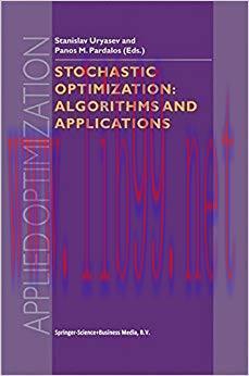 (PDF)Stochastic Optimization: Algorithms and Applications (Applied Optimization, Volume 54) Sof...