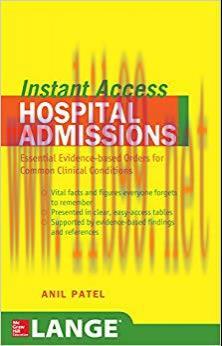 (PDF)LANGE Instant Access Hospital Admissions: Essential Evidence-Based Orders for Common Clini...