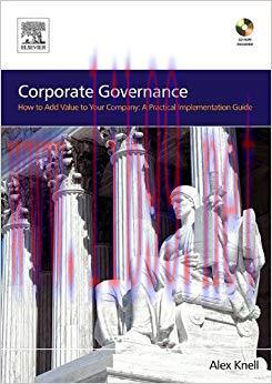 (PDF)Corporate Governance: How To Add Value To Your Company: A Practical Implementation Guide