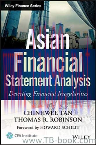 (PDF)Asian Financial Statement Analysis: Detecting Financial Irregularities 1st Edition by Chin...