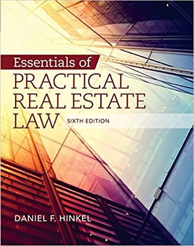 Essentials of Practical Real Estate Law, 6th Edition