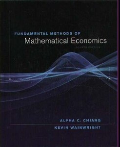 (Instructor's Manual)Fundamental Methods of Mathematical Economics, 4th Edition