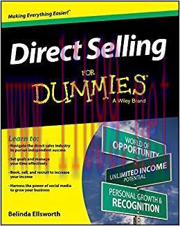 Direct Selling For Dummies 1st Edition,
