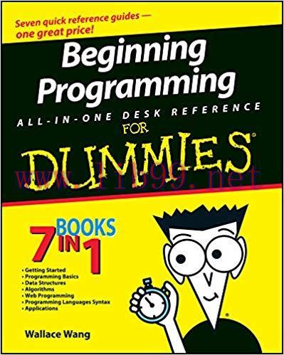 Beginning Programming All-In-One Desk Reference For Dummies 1st Edition,