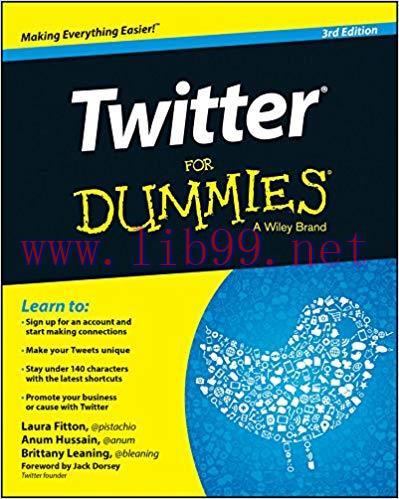 Twitter For Dummies (For Dummies Series) 3rd Edition,